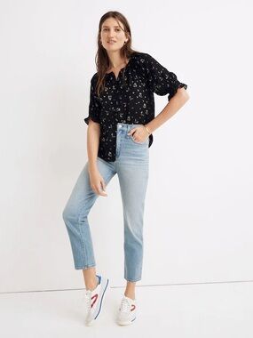Madewell Classic Straight Jeans in Meadowland Wash 31